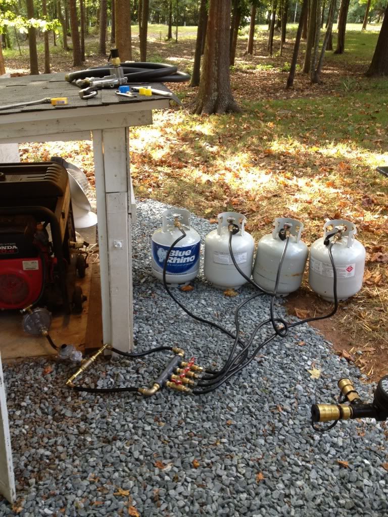 just bought dual fuel generator, large 100lb propane tank or many smaller 20lb tanks ? - AR15.COM Connecting 2 500 Gallon Propane Tanks Together